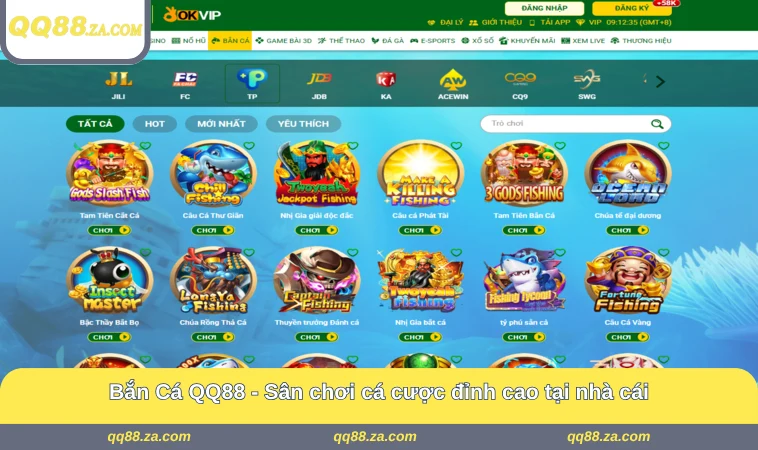 Bắn Cá QQ88 - Sân chơi cá cược đỉnh cao tại nhà cái