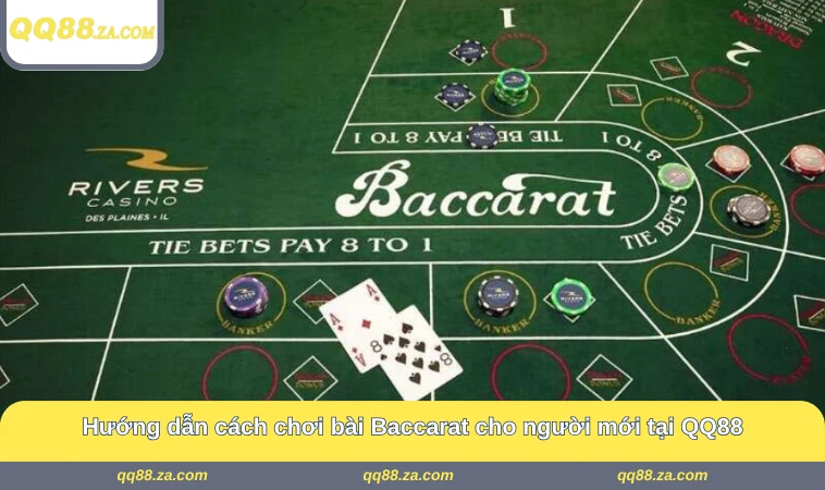Hướng dẫn cách chơi bài Baccarat cho người mới tại QQ88