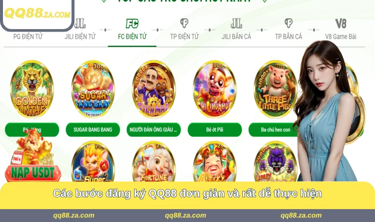 Các bước đăng ký QQ88 đơn giản và rất dễ thực hiện