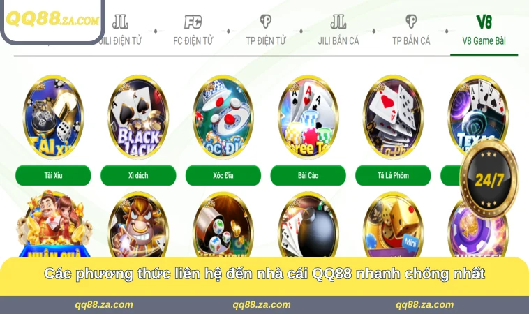 Liên Hệ QQ88 2 Các phương thức liên hệ đến nhà cái QQ88 nhanh chóng nhất