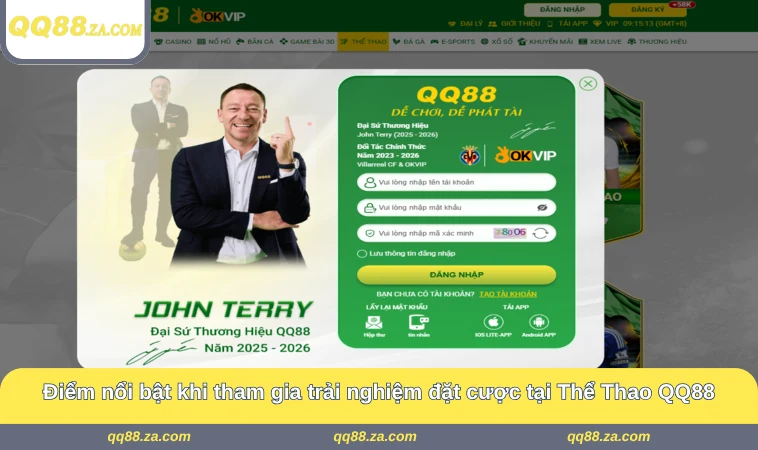 Điểm nổi bật khi tham gia trải nghiệm đặt cược tại Thể Thao QQ88
