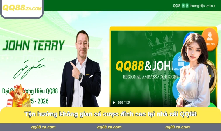 Tận hưởng không gian cá cược đỉnh cao tại nhà cái QQ88